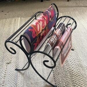 Wrought Iron Magazine Rack